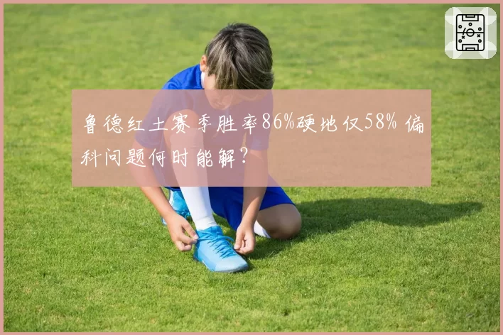 鲁德红土赛季胜率86%硬地仅58% 偏科问题何时能解？